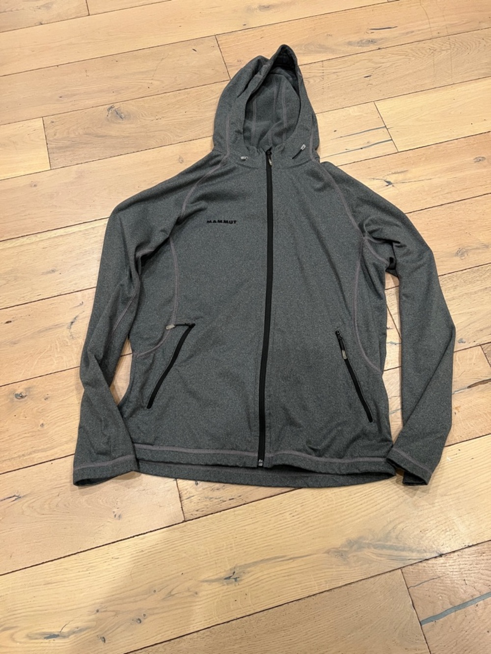 Mammut Men's Hooded Lightweight Jacket - Heather Charcoal